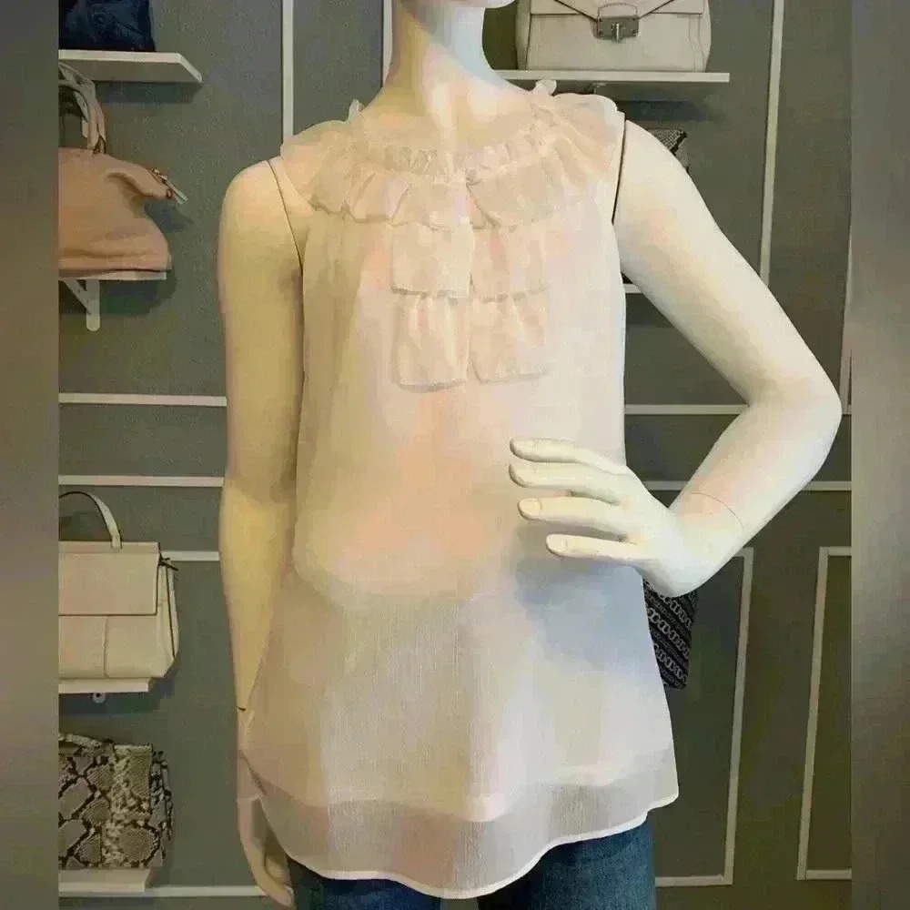 Kenar Pink Sleevless Blouse Size M